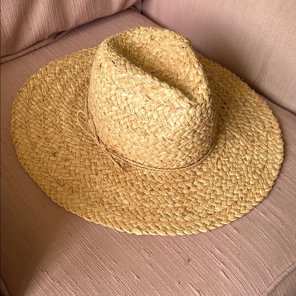 Morgan Taylor Tan Straw Hat